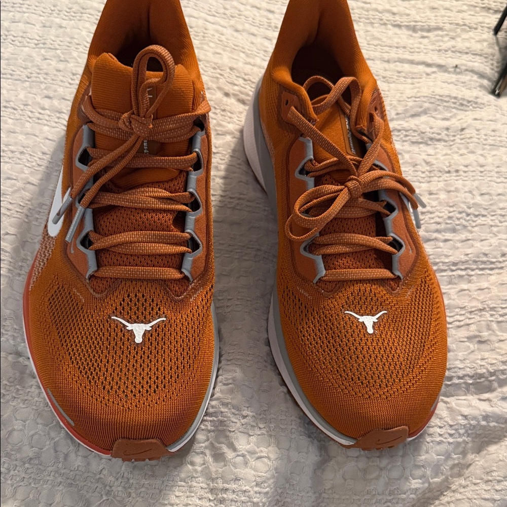 Nike Orange Athletic Running Shoes
